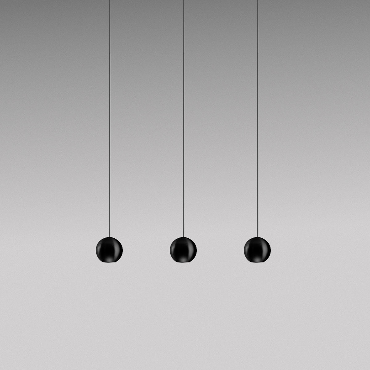 GEALUCE Sospensione multipla lineare a 3 luci con montatura in alluminio bianco-oro-nero satinato LED GUYA GEALUCE Sospensione multipla lineare a 3 luci con montatura in alluminio bianco-oro-nero satinato LED GUYA